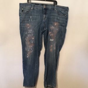 Torrid Premium Boyfriend Jeans, Distressed